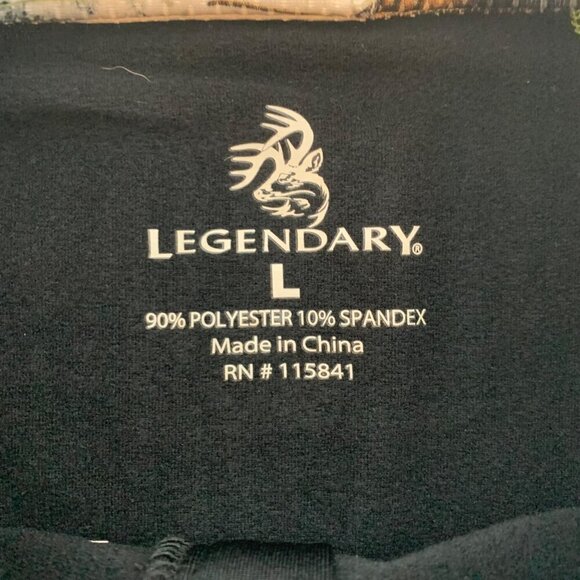 Legendary Whitetails Black Athletic Pullover Mens Large - Picture 3 of 6